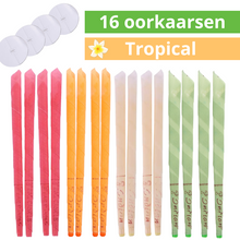 Afbeelding in Gallery-weergave laden, Oorkaars set 16 stuks VAIVE Oorkaarsstore oorkaarsen, oorkaars, oorkaars bestellen, ear candle, ear candles, geuren oorkaarsen, tropical scents oorkaarsen set